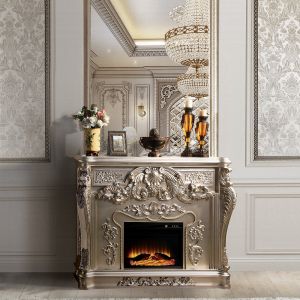 Acme Sorina Antique Silver  Fireplace