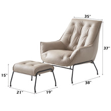 Load image into Gallery viewer, Acme Zusa Accent Chair &amp; Ottoman