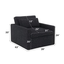 Load image into Gallery viewer, Acme Frederick SWIVEL CHAIR W/PILLOW