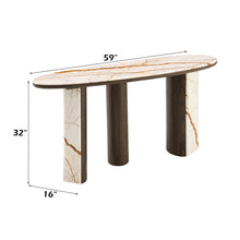Load image into Gallery viewer, Acme Haidar Console Table W/Marble Top