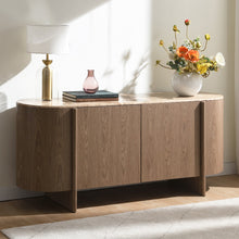 Load image into Gallery viewer, Acme Markku Console Table w/Natural Marble
