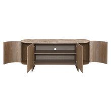 Load image into Gallery viewer, Acme Markku Console Table w/Natural Marble