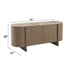 Load image into Gallery viewer, Acme Markku Console Table w/Natural Marble