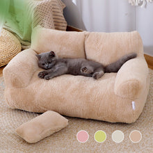 Load image into Gallery viewer, Luxury Cat Bed Sofa Winter Warm Cat Nest Pet Bed For Small Medium Dogs Cats Comfortable Plush Puppy Bed Pet Supplies