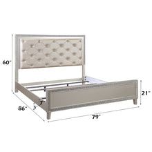 Load image into Gallery viewer, Acme Sliverfluff EK Bed W/Led