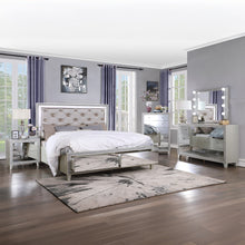 Load image into Gallery viewer, Acme Sliverfluff EK Bed W/Led &amp; Storage