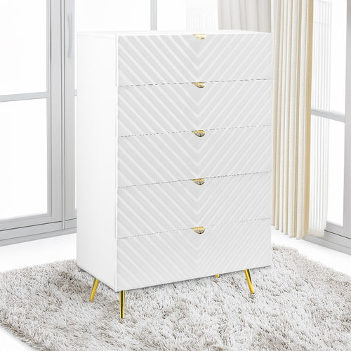 Acme Gaines White High Gloss  Chest