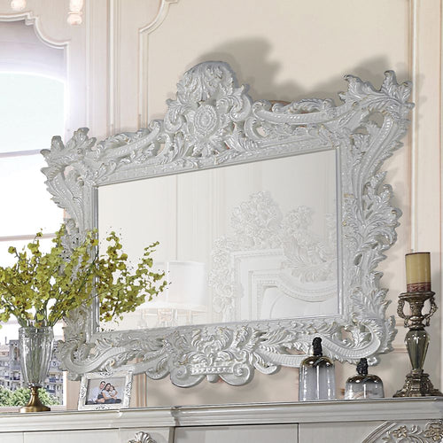 Acme Adara Antique White  Mirror