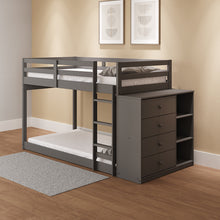 Load image into Gallery viewer, Acme Gaston Twin/Twin Bunk Bed W/4 Drawers &amp; 3 Compartments