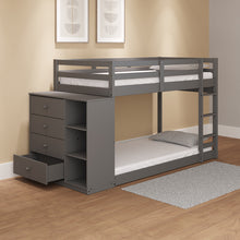 Load image into Gallery viewer, Acme Gaston Twin/Twin Bunk Bed W/4 Drawers &amp; 3 Compartments
