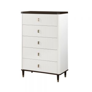 Acme Carena White & Walnut  Chest