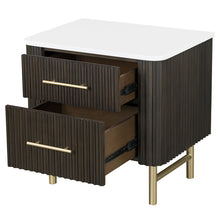 Load image into Gallery viewer, Acme Clayten Nightstand w/Marble Top