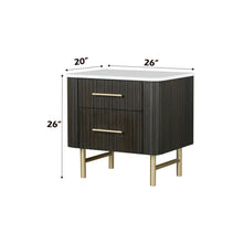 Load image into Gallery viewer, Acme Clayten Nightstand w/Marble Top