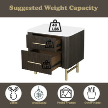 Load image into Gallery viewer, Acme Clayten Nightstand w/Marble Top