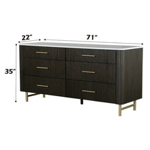 Load image into Gallery viewer, Acme Clayten Dresser w/Marble Top
