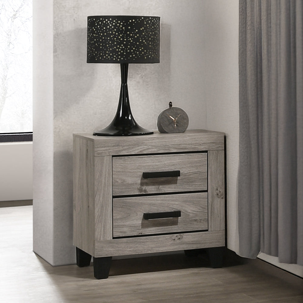 Acme Mari Light Gray  Nightstand