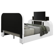 Load image into Gallery viewer, Acme Shelyn Queen Bed w/LED, TV Cabinet, Fireplace &amp; Bluetooth
