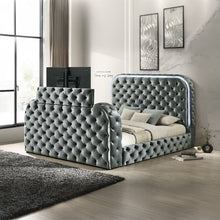 Load image into Gallery viewer, Acme Kana Eastern King Bed w/LED, Fireplace &amp; TV Stand
