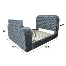Load image into Gallery viewer, Acme Kana Eastern King Bed w/LED, Fireplace &amp; TV Stand