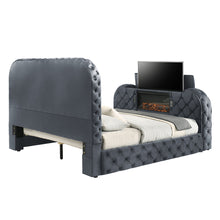 Load image into Gallery viewer, Acme Kana Queen Bed w/LED, Fireplace &amp; TV Stand