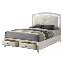 Load image into Gallery viewer, Acme Ramondi EK Bed w/Storage &amp; LED