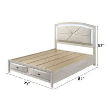 Load image into Gallery viewer, Acme Ramondi EK Bed w/Storage &amp; LED