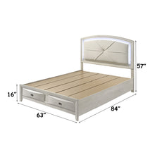 Load image into Gallery viewer, Acme Ramondi Queen Bed w/Storage &amp; LED