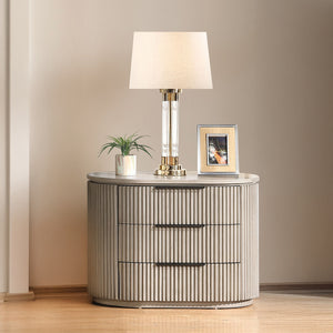 Acme Leanna Light Oak  Nightstand w/USB Port