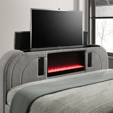 Load image into Gallery viewer, Acme Shelyn Queen Bed w/Led, TV Stand, Fireplace &amp; Bluetooth