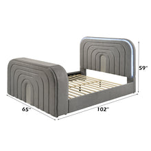 Load image into Gallery viewer, Acme Shelyn Queen Bed w/Led, TV Stand, Fireplace &amp; Bluetooth