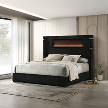 Load image into Gallery viewer, Acme Garner Queen Bed w/Fireplace, LED, Reading Light, Speaker, Bluetooth &amp; USB