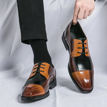 Load image into Gallery viewer, Business Formal Wear Casual Square Toe Large Size Leather Shoes