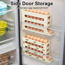 Load image into Gallery viewer, Refrigerator 4-Layer Automatic Egg Roller Sliding Egg Tray Refrigerator Side Door Large Capacity Holder Egg Storage Box Kitchen Gadgets
