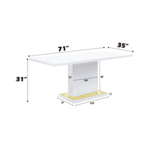 Load image into Gallery viewer, Acme Gaines Dining Table W/Pedestal Base