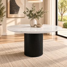 Load image into Gallery viewer, Acme Jaramillo Round Dining Table W/Engineered Marble Top