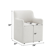 Load image into Gallery viewer, Acme Cafell Arm Chair w/Swivel Casters
