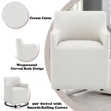 Load image into Gallery viewer, Acme Cafell Arm Chair w/Swivel Casters