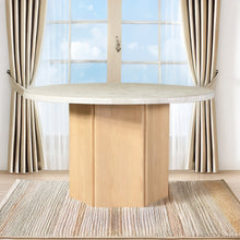 Load image into Gallery viewer, Acme Qwin Round Dining Table W/Marble Top