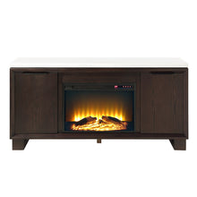Load image into Gallery viewer, Acme Edwyn Server w/Natural Marble Top &amp; Fireplace