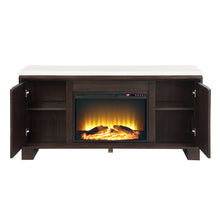 Load image into Gallery viewer, Acme Edwyn Server w/Natural Marble Top &amp; Fireplace