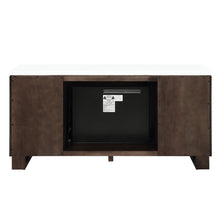 Load image into Gallery viewer, Acme Edwyn Server w/Natural Marble Top &amp; Fireplace