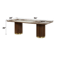 Load image into Gallery viewer, Acme Willene Dining Table w/Ceramic Top