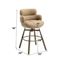 Load image into Gallery viewer, Acme Jena Counter Height Chair w/Swivel