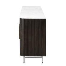 Load image into Gallery viewer, Acme Clayten Server w/Marble Top &amp; Fireplace