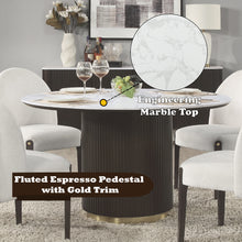 Load image into Gallery viewer, Acme Clayten Round Dining Table w/Marble
