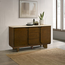 Load image into Gallery viewer, Acme Kasha Server w/Natural Marble Top
