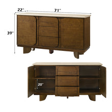 Load image into Gallery viewer, Acme Kasha Server w/Natural Marble Top