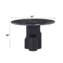 Load image into Gallery viewer, Acme Kinton Round Dining Table w/Natural Marble Top