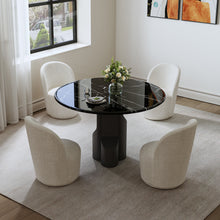 Load image into Gallery viewer, Acme Kinton Round Dining Table w/Natural Marble Top