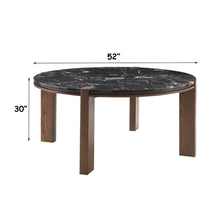 Load image into Gallery viewer, Acme Estella Round Dining Table w/Marble Top
